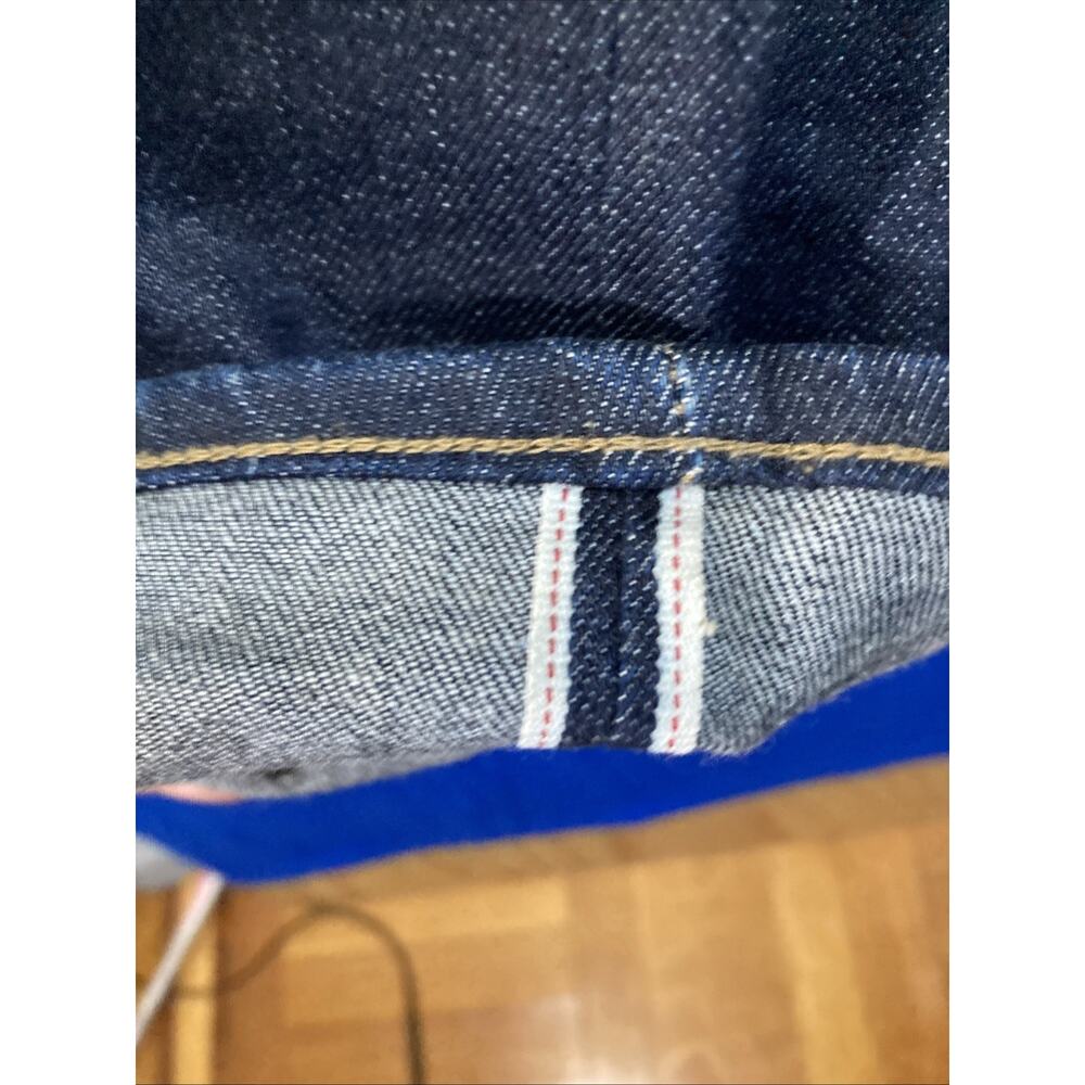 Uniqlo Women's Selvedge Slim Straight Jeans Japanese Kaihara Denim Size 4 - Picture 16 of 16